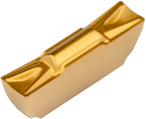 Drehwendeschneidplatte ISO LCMF 031304-F:T8330 Tiefe 3mm PVD beschichtet Gold - VPE: 10