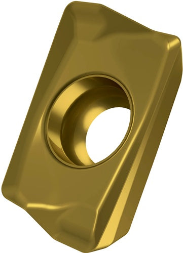 Fräswendeschneidplatte ISO ADMX 070202SR-F:M8330 D22mm PVD beschichtet Gold - VPE: 10