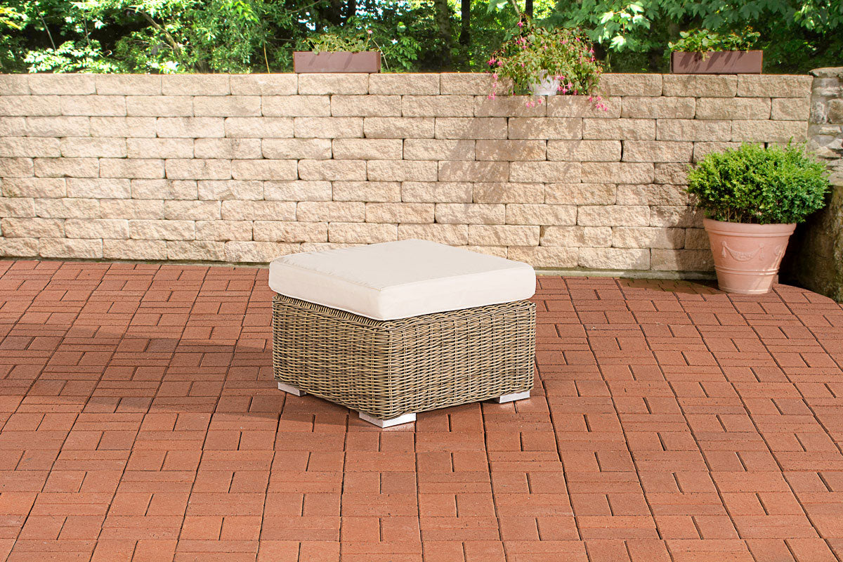 Hocker Bilbao / Madeira Cremeweiss – Ansicht 3