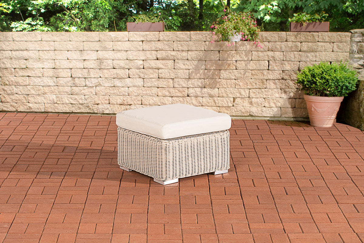 Hocker Bilbao / Madeira Cremeweiss – Ansicht 5