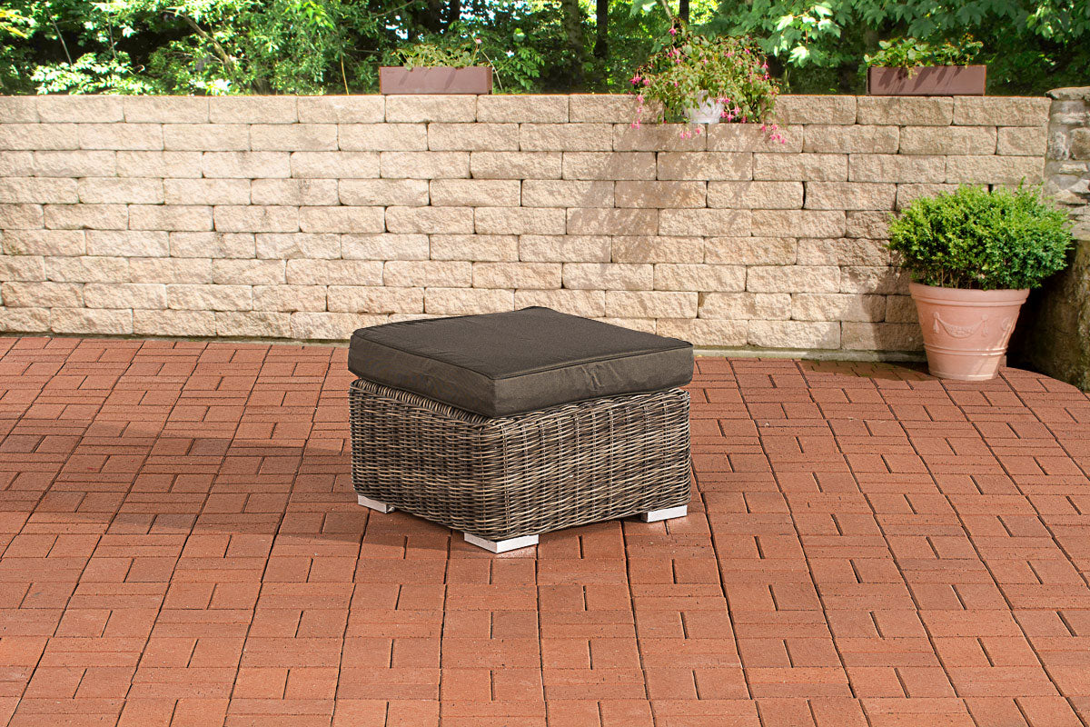Hocker Bilbao / Madeira Anthrazit