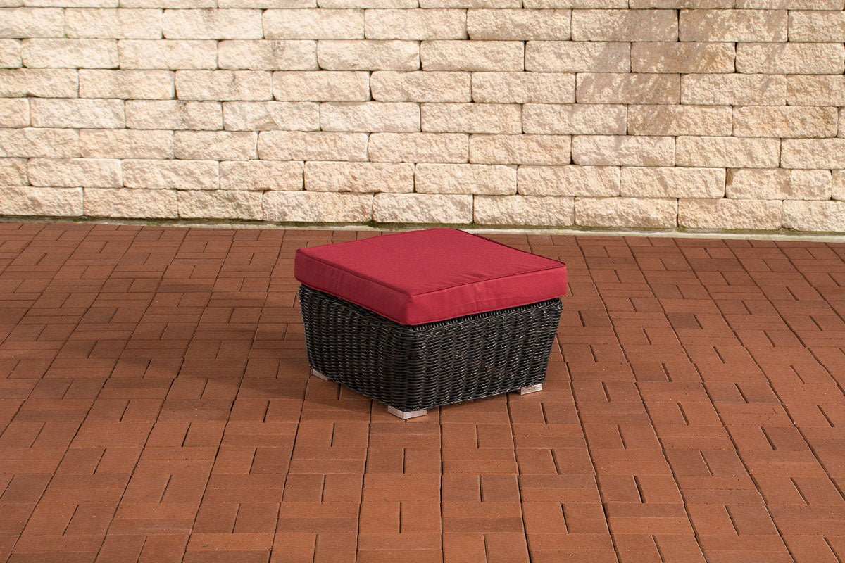 Fußhocker Mandal Rubinrot – Ansicht 4