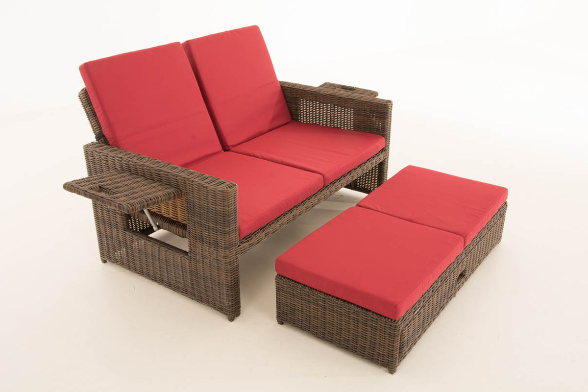 Sofa Ancona Rubinrot 5mm – Ansicht 2