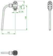 OV Probeentnahmeventil Aquastrom P RG/ESt DN 8 1/4Z – Ansicht 4