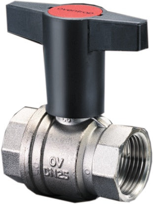 OV Knebelgriff-Kugelhahn Optibal PN 16 Messing DN 15 1/2Z IG