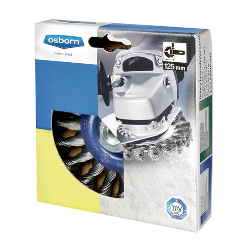 Rundbürste Ø 125 mm Drahtstärke 05 mm 13 mm 12500 min-¹ OSBORN – Ansicht 3