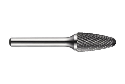 Frässtift RBF Ø 127 Kopflänge 25 mm Schaft-Ø 6 HM Verzahnung Kreuz DORMER – Ansicht 3