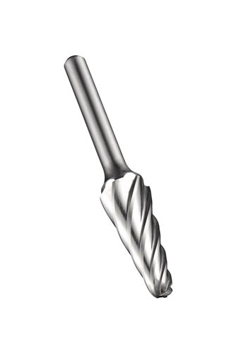Frässtift KEL Ø 6 Kopflänge 18 mm Schaft-Ø 6 HM Verzahnung für Alu DORMER