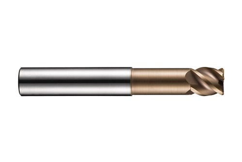 Schaftfräser S521 DORMER Typ N Nenn-Ø 3 Radius 03 Gesamtlänge 60 Schne HM TiSiN 45 DIN 6535-HA Schneidenanzahl 4 – Ansicht 3