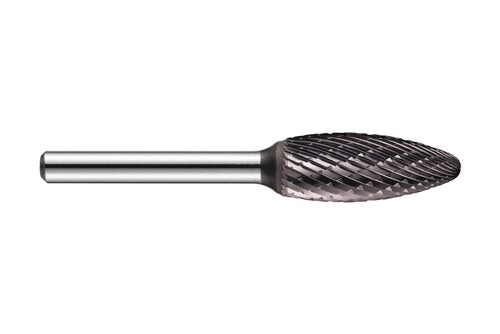 Frässtift H Ø 127 Kopflänge 32 mm Schaft-Ø 6 HM TiAlN Verzahnung Kreuz DORMER – Ansicht 3