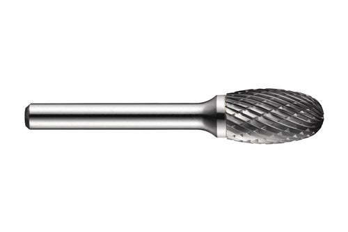 Frässtift TRE Ø 6 Kopflänge 10 mm Schaft-Ø 6 HM Verzahnung Kreuz DORMER – Ansicht 3