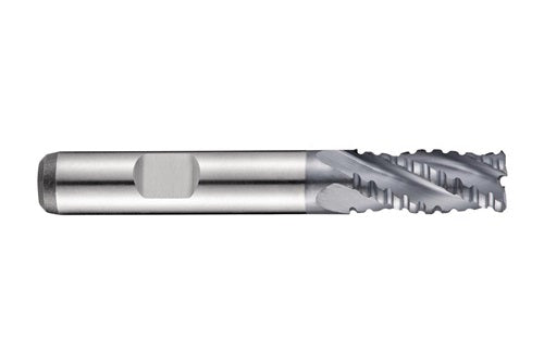 Schaftfräser C413 DIN 844 K D6mm Gesamt-L57mm Schneiden-L13mm HSS-E TiCN – Ansicht 3