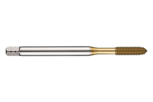 Gewindefurcher DIN 2174 3 Form C 2 - 35 HSS-E TiN 6HX Geometrie ohne Nuten (Gewindeformen) DORMER – Ansicht 3
