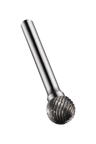 Frässtift KUD Ø 8 Kopflänge 6 mm Schaft-Ø 6 HM Verzahnung Kreuz DORMER