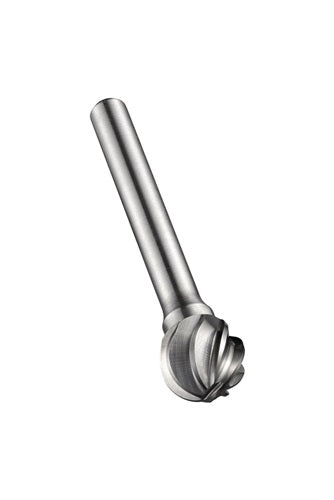 Frässtift KUD Ø 127 Kopflänge 11 mm Schaft-Ø 6 HM Verzahnung für Alu DORMER