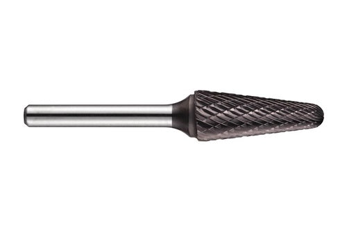 Frässtift KEL Ø 3 Kopflänge 14 mm Schaft-Ø 3 HM TiAlN Verzahnung Kreuz DORMER – Ansicht 3