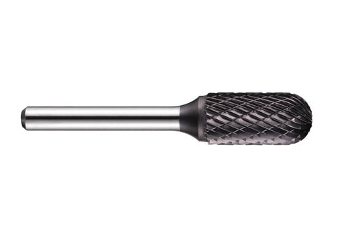 Frässtift WRC Ø 6 Kopflänge 18 mm Schaft-Ø 6 HM TiAlN Verzahnung Kreuz DORMER – Ansicht 3