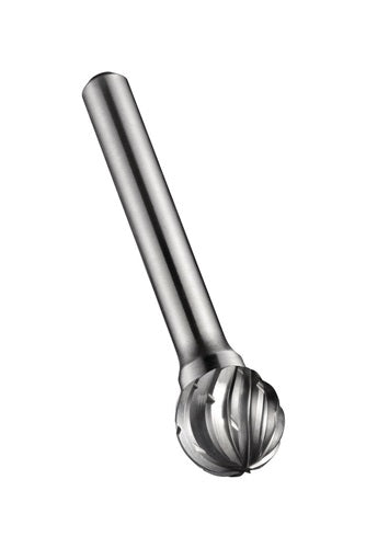 Frässtift KUD Ø 8 Kopflänge 6 mm Schaft-Ø 6 HM Verzahnung für Stahl DORMER