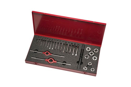 Gewindeschneidzeugsatz HS-10M UNC 1/4 - 1/2 18 HSS Metallkassette DORMER