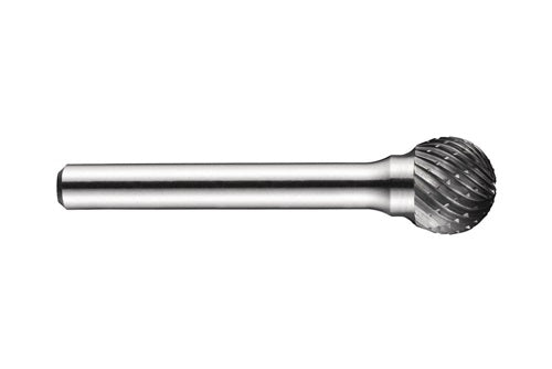 Frässtift KUD Ø 8 Kopflänge 6 mm Schaft-Ø 6 HM Verzahnung Kreuz DORMER – Ansicht 3