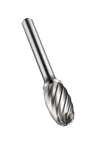 Frässtift TRE Ø 8 Kopflänge 15 mm Schaft-Ø 6 HM Verzahnung für INOX DORMER