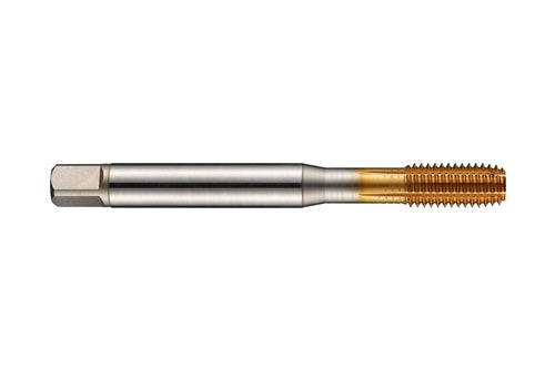 Gewindefurcher DIN 2174 8 Form C 2 - 35 HSS-E TiN 6HX Geometrie mit Ölnuten (Gewindeformen DORMER – Ansicht 3