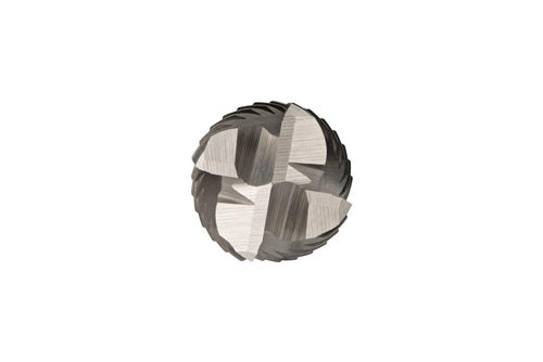 Schaftfräser C407 DIN 844 K D10mm Schneiden-L22mm HSS-E-PM Blank 35Grad Z4 – Ansicht 4