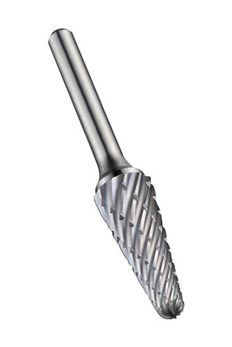 Frässtift KEL Ø 96 Kopflänge 30 mm Schaft-Ø 6 HM Verzahnung für Stahl DORMER