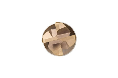 Schaftfräser S521 DORMER Typ N Nenn-Ø 16 Radius 1 Gesamtlänge 90 Schnei HM TiSiN 45 DIN 6535-HA Schneidenanzahl – Ansicht 4