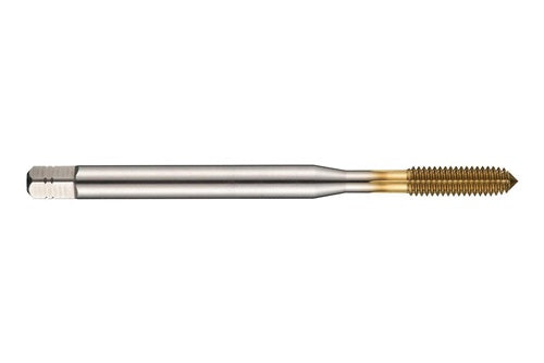 Gewindefurcher DIN 2174 14 Form C 2 - 35 HSS-E TiN 6HX Geometrie mit Ölnuten (Gewindeformen DORMER – Ansicht 3