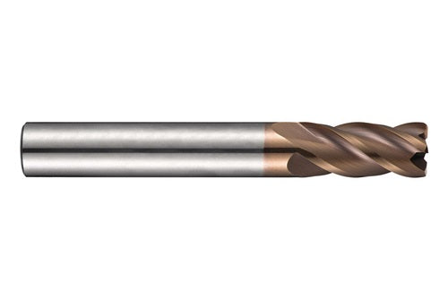 Schaftfräser S767 DORMER Typ N Nenn-Ø 12 Radius 05 Gesamtlänge 83 Schn HM TiSiN DIN 6535-HA Schneidenanzahl 4 – Ansicht 4