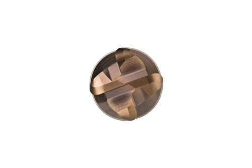 Schaftfräser S524 DORMER Typ N Nenn-Ø 8 Radius 05 Gesamtlänge 75 Schne HM TiSiN 40 DIN 6535-HA Schneidenanzahl 4 – Ansicht 3