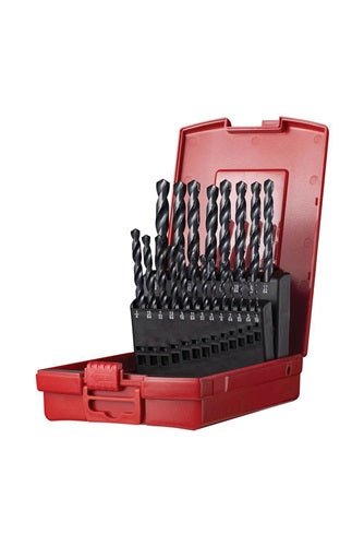 Spiralbohrersatz A190 DIN 338 TypN D1/16-3/8 x1/64 HSS 21tlgKu-KassDORMER