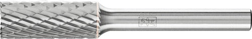 Frässtift ZYAS Ø 10 mm Kopflänge 25 mm Schaft-Ø 6 mm Hartmetall Verzahnung 3 PLUS PFERD