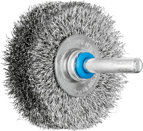 Rundbürste RBU 5015/6 INOX 020 Ø 50 mm 6 mm Drahtstärke 02 mm VA 15 mm 15000 min-¹ PFERD