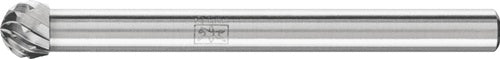 Kleinfrässtift Form KUD Ø 4 mm Kopflänge 3 mm Schaft-Ø 3 mm Hartmetall Verzahnung 3 PLUS PFERD