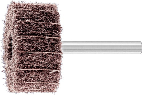 Fächerschleifür POLINOX PNZ Ø40xH20mm Körnung 100 Kombi Vlies/Korund 6 mm PFERD