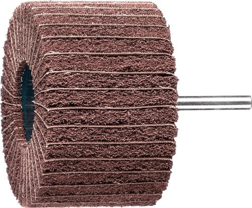 Fächerschleifür POLINOX PNZ Ø80xH50mm Körnung 180 Kombi Vlies/Korund 6 mm PFERD