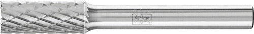 Frässtift ZYAS Ø 8 mm Kopflänge 20 mm Schaft-Ø 6 mm Hartmetall Verzahnung 3 PLUS PFERD