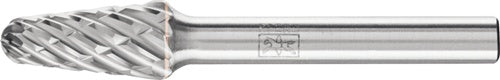 Frässtift KEL Ø 10 mm Kopflänge 20 mm Schaft-Ø 6 mm Hartmetall Verzahnung STEEL PFERD