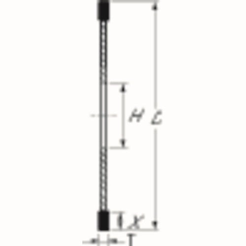Diamanttrennscheibe DG PSF Ø 230 mm Bohrung 2223 mm Segmenthöhe 7 mm Segmentstärke 26 mm PFERD – Ansicht 3