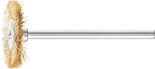 Minirundbürste RBU 2202/3 MES 010 D22xB2xL6mm Messing PFERD