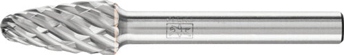 Frässtift RBF Ø 10 mm Kopflänge 20 mm Schaft-Ø 6 mm Hartmetall Verzahnung STEEL PFERD