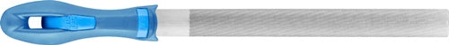 Werkstattfeile DIN 7261 Länge 250 mm Querschnitt 25 x 7 mm Hieb 2 Halbrund 2K-Ergo PFERD