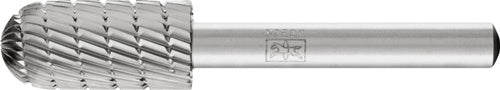 Frässtift WRC Ø 12 mm Kopflänge 25 mm Schaft-Ø 6 mm HSS Verzahnung 3 PFERD