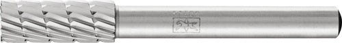 Frässtift ZYAS Ø 8 mm Kopflänge 20 mm Schaft-Ø 6 mm HSS Verzahnung 3 PFERD