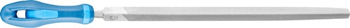 Werkstattfeile DIN 7261 Länge 250 mm Querschnitt 155 mm Hieb 2 Dreikant 2K-Ergo PFERD