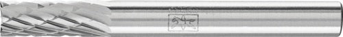 Frässtift ZYAS Ø 6 mm Kopflänge 16 mm Schaft-Ø 6 mm Hartmetall Verzahnung 3 PLUS PFERD