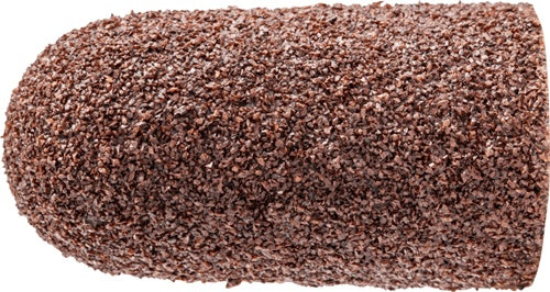 Schleifkappe POLICAP D16xH32mm Körnung 60 KEL-Rundkegel braun PFERD - VPE: 50