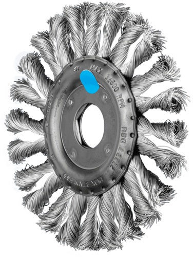Rundbürste RBG 12512/222 CT INOX 035 Ø 125 mm Drahtstärke 035 mm VA 12 mm 12500 min-¹ PFERD